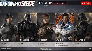 🔴 FULL DEFENSE STACK 💀 | R6 Siege LIVE (No Mercy) 🔴
