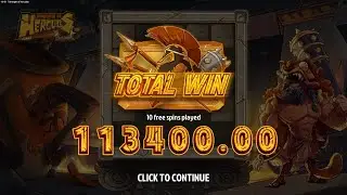 🎰 Бонусная игра слота Strength of Hercules Большой выигрыш x567 💰 Онлайн-казино