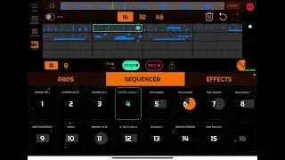 Dawnbeat Sampler sequencer play
