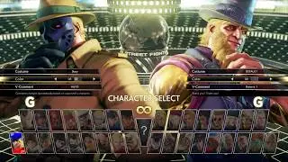 STREET FIGHTER 5 G / Q All colours for Story - Default - Battle costume