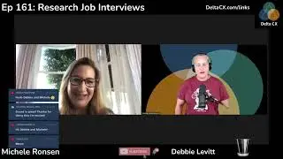 Ep 161: UX Researcher Job Interviews with Michele Ronsen