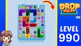 Drop Away Level 990 Solution Walkthrough
