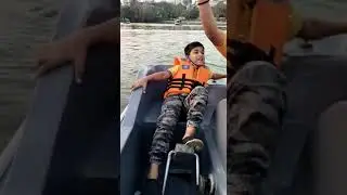 1st time paddle boating at talavpali thane