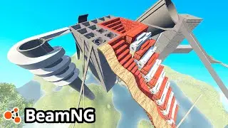 BeamNG Drive Creations : DESTRUCTION ARENA! (BeamNG Drive Crashes)