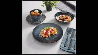 Gibson Elite Matisse 16 Piece Double Bowl Dinnerware Set#amazon #products#viralvideo#fypage#sprouts