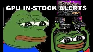 Sale Prices Only - RTX 4080/4090 Instock Alerts - !disord + Music