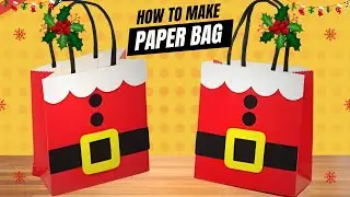 How to make paper bag / Gift wrapping ideas / Paper bag making / christmas gift wrapping idea #craft