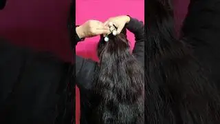 1MIN claw /Clutcher Hairstyle For Short Hair 😍 #hairstyle #hairtutorial #hair #youtubeshorts #shorts