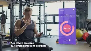 BULO Personal Breathing Trainer [ IoT Breathing Exercise Device + mobile app] Measure lung function