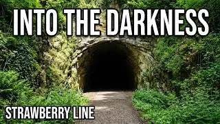 The Strawberry Line, Winscombe, Somerset - Into the Darkness #winscombe #thestrawberryline #somerset