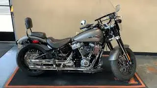 2018 Harley-Davidson Softail Slim in Industrial Gray Denim-FLSL