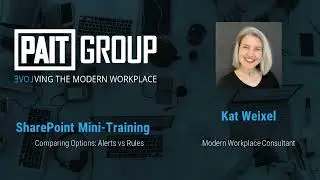 Mini-Training on SharePoint Notification Options