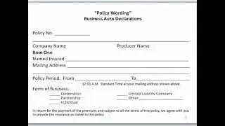 Business Auto Focus on Liability Part 1/4