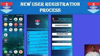 ECHS Beneficiary App New User Registration|Knowledge Desk