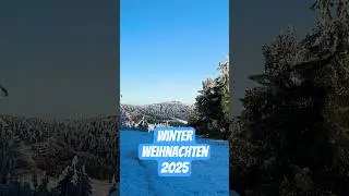 Blick auf dem Fichtelberg vom Keilberg aus - Winter und Weihnachtszeit 2025
