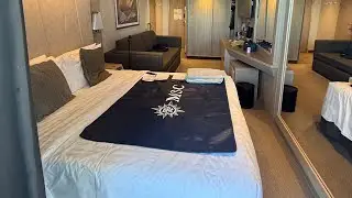 MSC Seascape Cabin Walkthrough #11042. Our First Cruise!! #msc #cruise