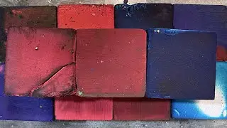 Deep Dyed blocks 💜❤️
