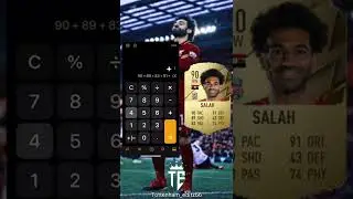 Salah fifa 23 real rating #football #shorts #edit #salah #fifa23