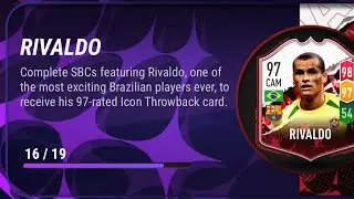 part 1 RIVALDO | 16/19 MADFUT SOLUTIONS | MADFUT ICONS THROWBACK SBC SOLUTION | MADFUT 23