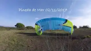 Paragliding Pineda Nov 2017, Skin Niviuk