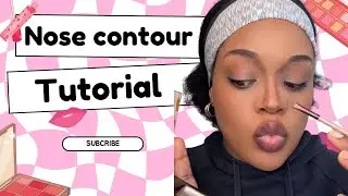 Learning How to Contour My Nose for the First Time | Beginner Makeup Tutorial