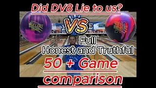 As Promised! We compare the Hellcat to the all new Hell Cat XLR8 By DV8 Ball Comparison!  4k
