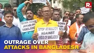 Protest In Guwahati Over Attacks On Hindus In Bangladesh: 'Global Community Must Speak Up'