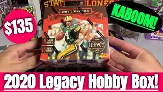 2020 Legacy Football Hobby Box! Did I Just Get My Biggest Hobby Box Hit Ever?!? KABOOM!
