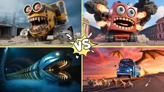 🚀 EPIC TILES HOP BATTLE -- Trrain Eater 🆚 MCQUEEN TANK 🎶 #42
