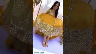 Haldi function Makeup & yellow Lehenga #shorts#shine_look