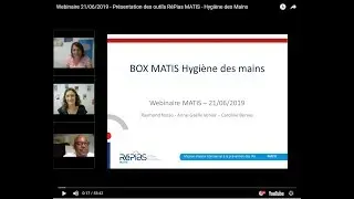 Webinaire 21/06/2019 - Présentation des outils RéPias MATIS -  Hygiène des Mains