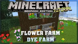 Цветочная ферма: туториал Minecraft Bedrock