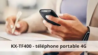 Panasonic téléphone portable KX-TF400 4G à touches grande autonomie