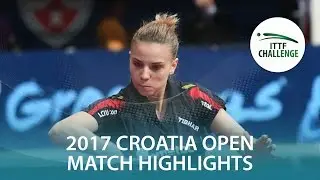 2017 Croatia Open Highlights: Chantal Mantz vs Adina Diaconu (R32)