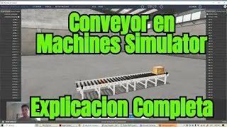 Cinta Transportadora Factory IO Machine, Machines Simulator