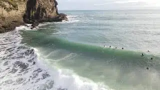 Piha surf drone shoot
