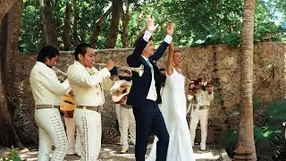 Italy, UK, and Mexico all coming together to celebrate! Hacienda Sac Chich, Mexico