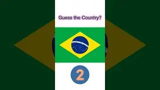 Guess the Country | Flag of Brazil 🇧🇷 || UnitedJoy
