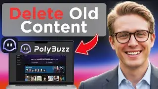 Видеоинструкция по удалению старого контента в Polybuzz AI (простое руководство)