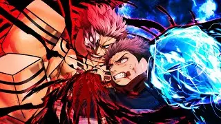 Воссоздание Юджи против Сукуны в Jujutsu Infinite!
