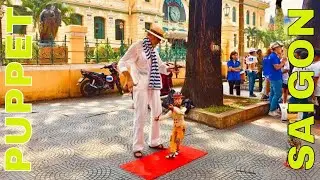 Puppet Playing Violin | Saigon | Vietnam | 5 Minutes Trip