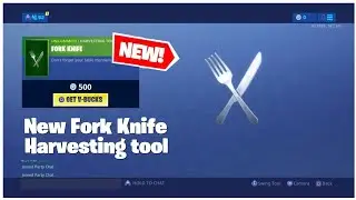 *New* Fork knife Harvesting tool - Fortnite Item Shop For June 14th