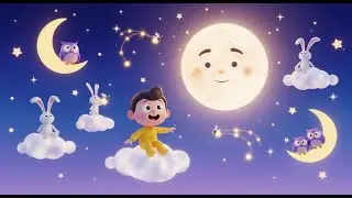 Bedtime Moon & Stars Lullaby Ride | Sleepy Baby Lullaby, Nursery Rhymes & Toddler Soothing