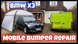 Mobile bumper repair Bmw X3