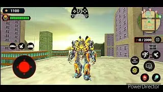 #Bumblebee Grand Robot Bike Trasform City Attack (Superhero Robot Games) Android Gameplay