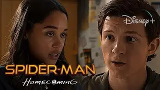 Spider-Man: Homecoming | Peter Talks To Liz Scene | Disney+ [2017]