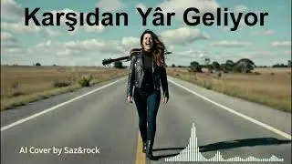 Karşıdan yar Geliyor | Anadolu Rock | AI Cover | (Saz & Rock)