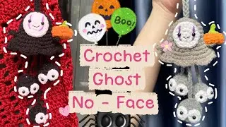 Crochet No-Face (Kaonashi) Tutorial Step By Step. 👻 Halloween Crochet Idea🎃 | M&oacute;c V&ocirc; Diện Đơn Giản