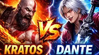 Kratos vs Dante &mdash; This Fight Is NOT Close (Animated Battle Ending)