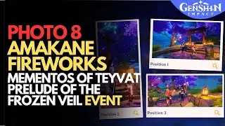 Amakane Fireworks (Photo 8) - Mementos of Teyvat Prelude of the Frozen Veil Event &ndash; Genshin Impact